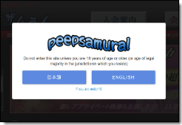 のぞきザムライサイトイメージ